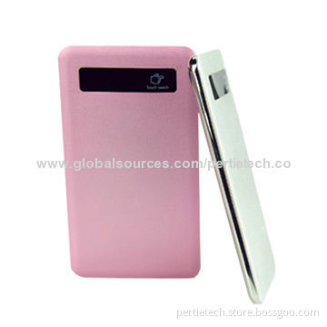 7.5mm thickness easily slips into any pocket power banks